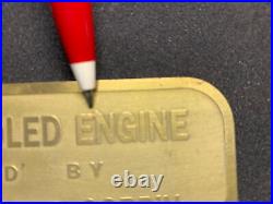 New IHC Famous Engine 4-25 HP Brass Tag Hit And Miss Engine BLEM SEE PICTURES
