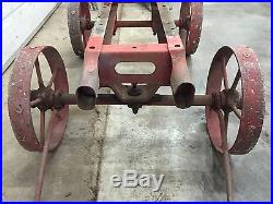 Nice Fairbanks Morse Hit And Miss Gas Engine Cart Wagon Original