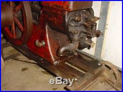 Nice Original 1 1/2 hp Economy Hit Miss Gas Engine With Correct Cart