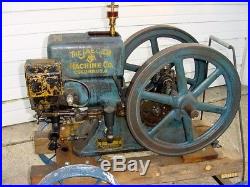 Nice Original Paint 2 HP Jaeger Hit Miss Gas Engine With Cart