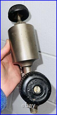 Nickel Plated Bras Cylinder Oiler Antique Hit Miss Old Gas Engine Steampunk 3/8
