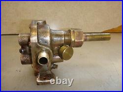 OBERDORFER BRASS BODY PUMP Hit and Miss Old Gas Engine 3/8 Pipe Very Nice