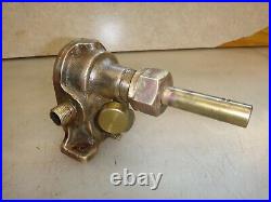 OBERDORFER BRASS BODY PUMP Hit and Miss Old Gas Engine 3/8 Pipe Very Nice