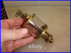 ORIGINAL IHC OILER No. 2 Size for IHC FAMOUS TITAN Brass OLD Hit Miss Gas Engine