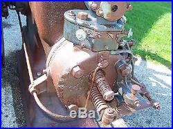 Old 10hp INTERNATIONAL HARVESTER Type M Gas Engine Hit Miss Steam Magneto WOW