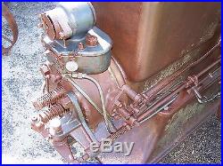 Old 10hp INTERNATIONAL HARVESTER Type M Gas Engine Hit Miss Steam Magneto WOW