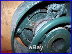 Old 12 Cast Iron CLUTCH Belt Pulley 2 Bore Shaft Mount Hit Miss Gas Engine WOW