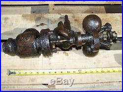 Old 1 1/2 WATERS Steam Engine Tractor Governor Hit Miss Gas Magneto Oiler NICE