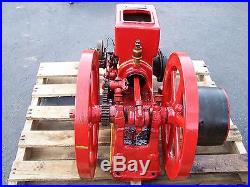 Old 1 1/2hp ECONOMY Hit Miss Gas Engine WEBSTER Magneto Ignitor Oiler Motor WOW