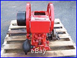 Old 1 1/2hp ECONOMY Hit Miss Gas Engine WEBSTER Magneto Ignitor Oiler Motor WOW