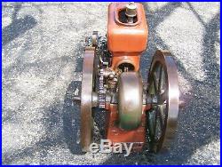 Old 1 1/2hp HERCULES Hit Miss Gas Engine WEBSTER Magneto Ignitor Steam Tractor