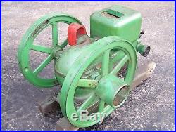 Old 1 1/2hp JOHN DEERE E Hit Miss Gas Engine Steam Tractor Ignitor Motor WOW