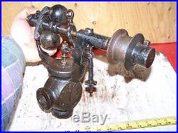 Old 1 LEADER Steam Engine Tractor Governor UNUSUAL Hit Miss Gas Oiler NICE