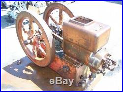 Old 2 1/2hp ECONOMY E Hit Miss Gas Engine Webster Magneto Steam Tractor Oiler