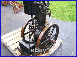 Old 2hp FAIRBANKS MORSE T VERTICAL Hit Miss Gas Engine Motor Steam Oiler NICE
