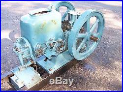 Old 2hp INDEPENDENT HARVESTER Hit Miss Gas Engine Steam Tractor Magneto Oiler