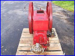 Old 7hp ECONOMY Hit Miss Engine Webster Magneto Steam Tractor Antique Motor WOW