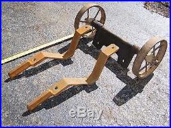 Old ASSOCIATED Factory Wheelbarrow Cart Hit Miss Gas Engine Motor Steam Oiler