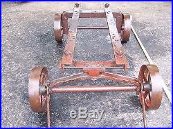 Old ASSOCIATED HERCULES ECONOMY Hit Miss Gas Engine Cart Steam Tractor NICE