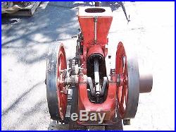 Old ASSOCIATED HIRED MAN 2 1/4hp Hit Miss Gas Engine Early Motor Ignitor Steam