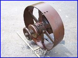 Old BAKER MONITOR Clutch Pulley Hit Miss Gas Engine Motor Steam Magneto NICE