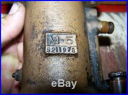 Old BIG Brass STROMBERG M5 Tractor Car Truck Carburetor Hit Miss Engine Steam