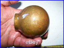Old BRASS BALL Type Crank Pin Oiler Receiver Hit Miss Gas Engine Steam Tractor
