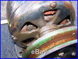Old Belt Driven 110V AC GENERATOR DYNAMO Hit Miss Gas Engine Steam Motor NICE