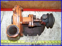 Old Belt Driven Rotary Type RED JACKET Water Pump Jack Hit Miss Gas Engine Steam