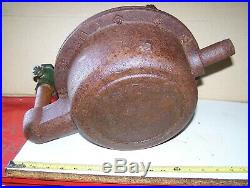 Old CARRUTHERS FITHIAN Oil Field Hit Miss Gas Engine GASOMETER Clutch Steam NICE