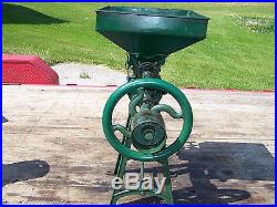 Old CHALLENGE Burr Mill Feed Grinder Grist Hit Miss Gas Engine Steam Tractor WOW