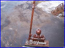 Old CHANDLER Hand Pump Steam Tractor Engine Water Tender Wagon Hit Miss NICE