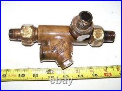 Old CHIEF 1/2 Steam Traction Engine Boiler Water Injector Hit Miss NICE