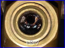 Old Detroit Lubricator Quart Size Hydrostatic Steam Engine Oiler Brass Hit Miss