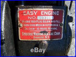 Old EASY Air Cooled Wash Machine Hit Miss Gas Engine Steam Tractor Ignitor NICE