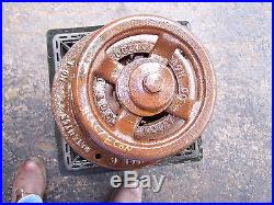 Old EDGEMONT Clutch Pulley HERCULES ECONOMY Hit Miss Gas Engine Steam Magneto