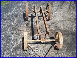Old ELECTRIC WHEEL 2-5hp Hit Miss Gas Engine Truck Cart Magneto Steam Oiler WOW