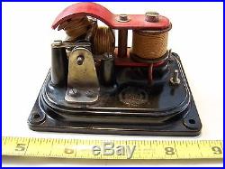 Old ESL Toy ELECTRIC MOTOR Belt Pulley Small Steam Model Steam Hit Miss Engine