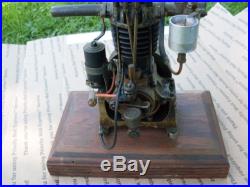 Old Elmer Wall Model engine Hit Miss Flywheel Antique Vintage Old