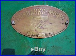 Old FAIRBANKS MORSE 10hp Factory Portable Z Hit Miss Type Engine Cart Magneto
