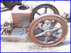 Old FAIRBANKS MORSE 1 1/2hp Plugoscillator Z Hit Miss Type Gas Engine Motor WOW
