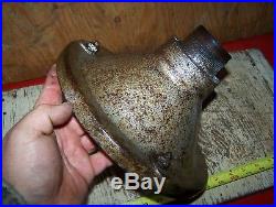 Old HERCULES Cast Iron Muffler Cone Type Hit Miss Gas Engine Steam Tractor Oiler