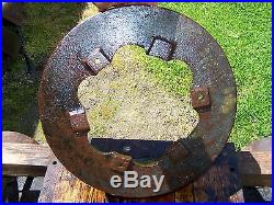 Old HERCULES ECONOMY Cast Iron Belt Pulley Hit Miss Gas Engine Magneto Steam WOW