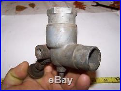 Old IDEAL 3/4 Hit Miss Gas Engine Fuel Mixer Carburetor Steam Oiler Magneto WOW