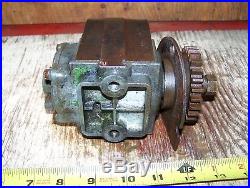 Old JOHN DEERE Type E Hit Miss Gas Engine MAGNETO 1 1/2, 3, 6hp Steam Oiler HOT