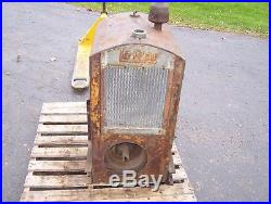 Old LEROI Two Cylinder Power Unit Engine Hit Miss Gas Engine Early Tractor Steam