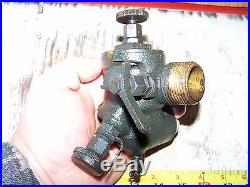 Old LUNKENHEIMER 1 Left Hand Hit Miss Gas Engine Fuel Mixer Brass Carb Steam