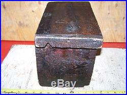 Old Original WATERLOO Hit Miss Gas Engine Wood Battery Tool Coil Box Steam NICE