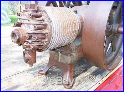 Old RICHMOND STANDARD Air Cooled Compresor Hit Miss Gas Engine Motor Project WOW