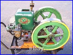 Old ROOT VANDERVOORT Triumph Line Hit Miss Gas Engine WIZARD Magneto Steam Oiler